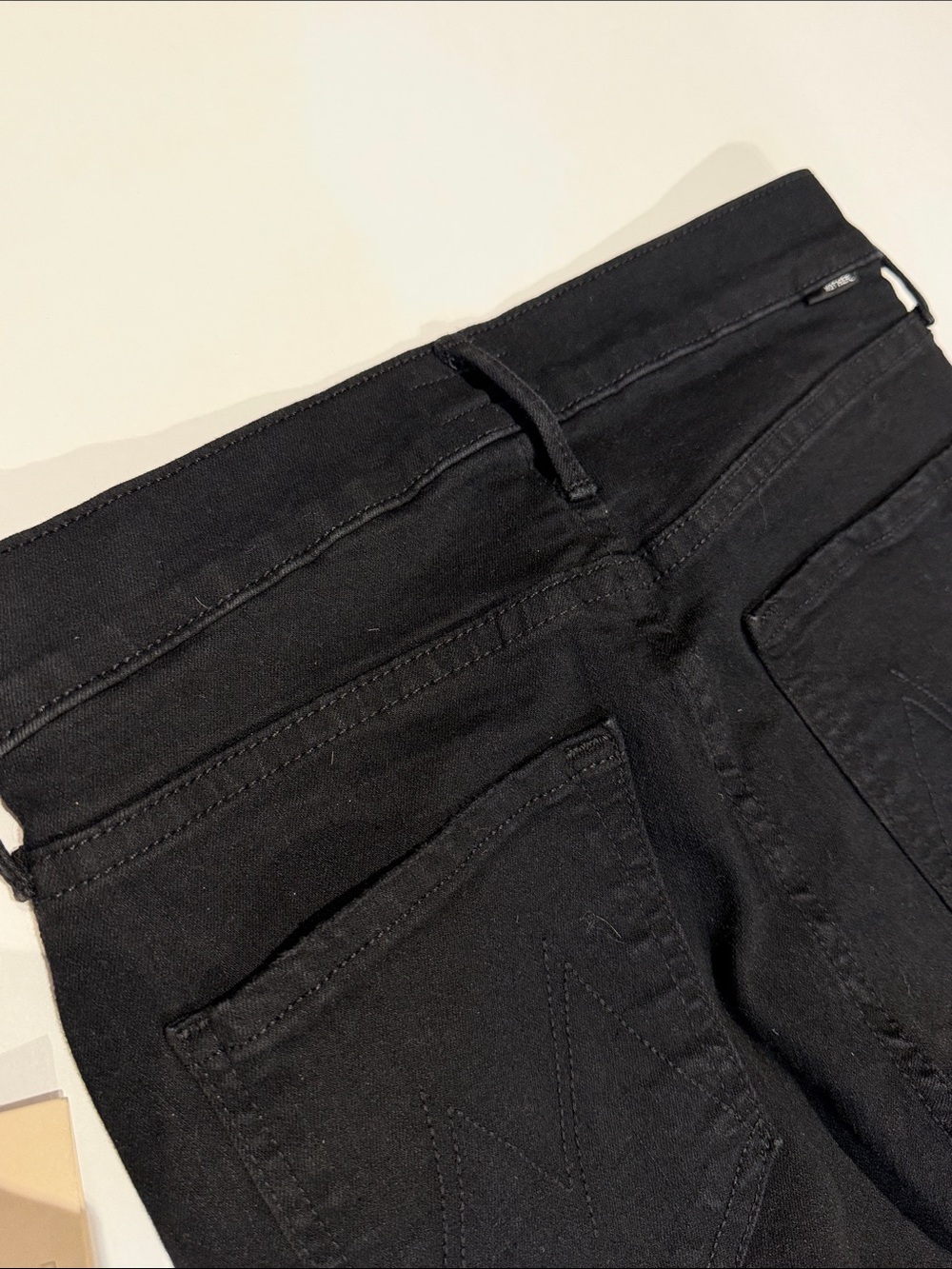 Mother  The Mid Rise Dazzler Ankle Deep End Dark Denim Wash Jeans 26 - Picture 5 of 10